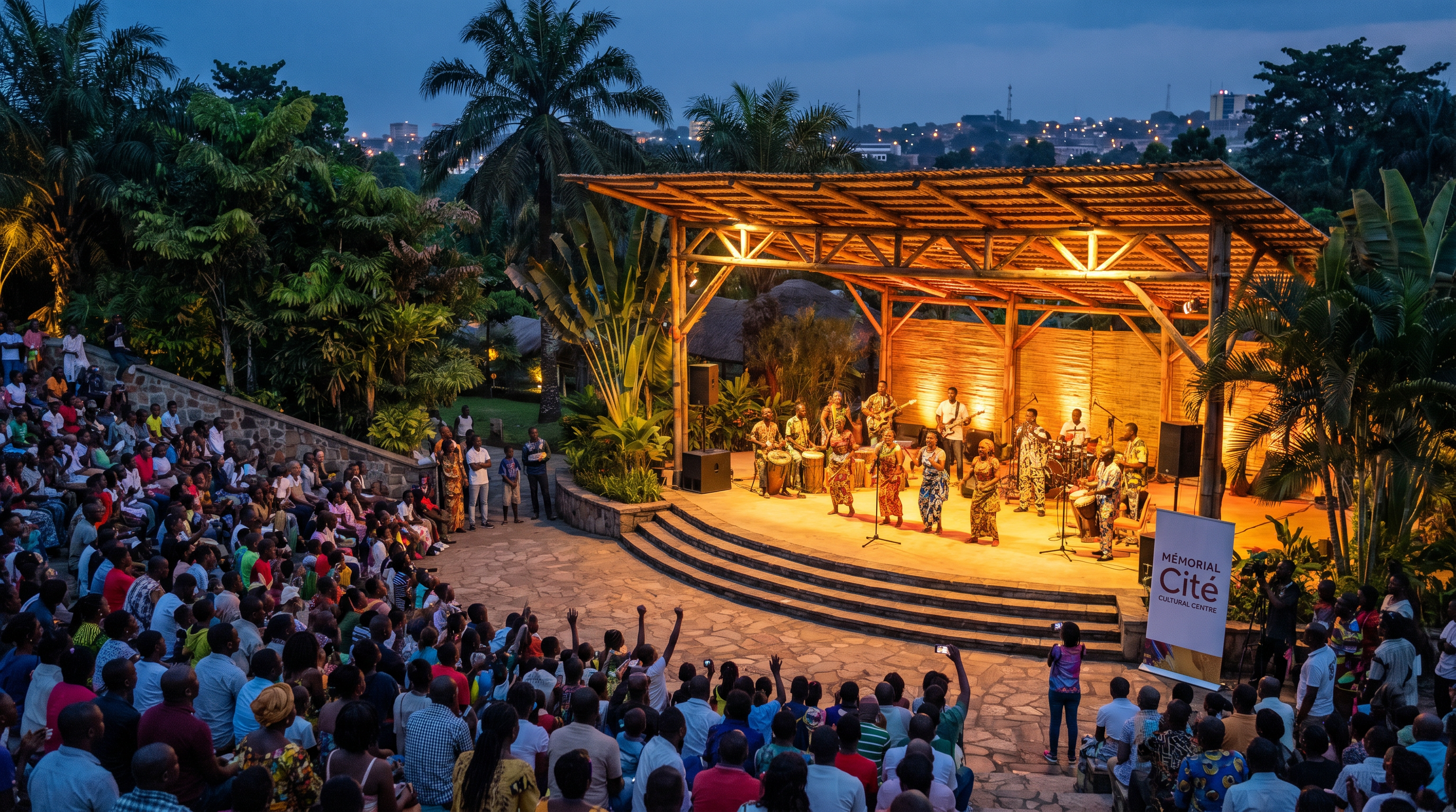 Cultural amphitheater at the Memorial City