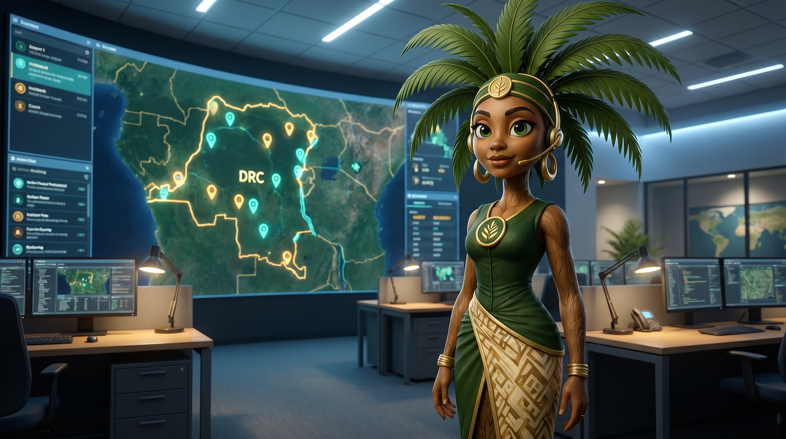 Zola at the call center dispatch wall