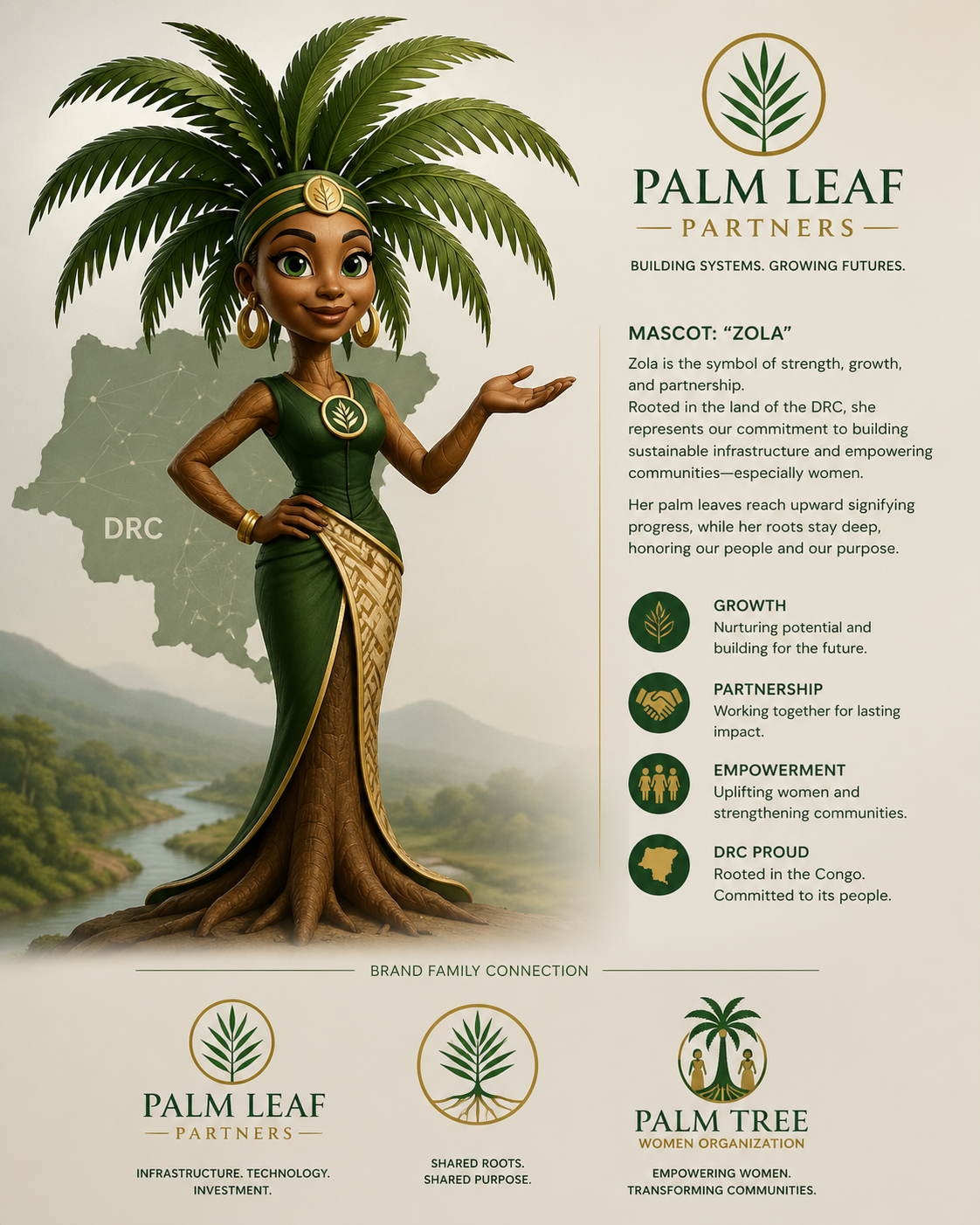 Zola — Palm Leaf Partners Mascot